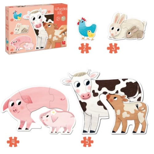 Puzzle XXL - Mums and Baby (2 Años+) - Goula