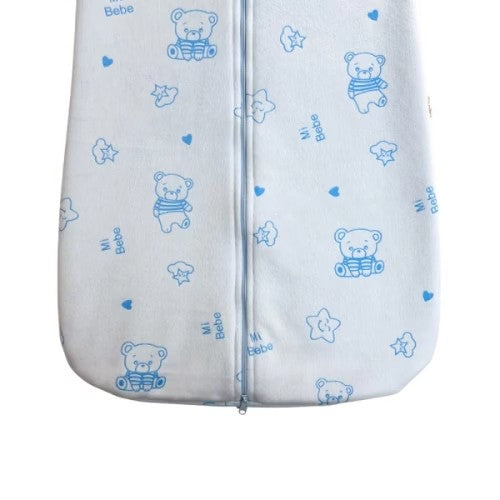 Saco de Dormir - Invierno - Baby Bear Skyblue (6 a 12 Meses) - Wawa Pima