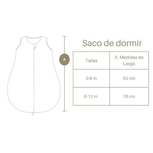 Saco de Dormir - Invierno - Bunny Rose Girl Winter (0 a 6 Meses) - Wawa Pima