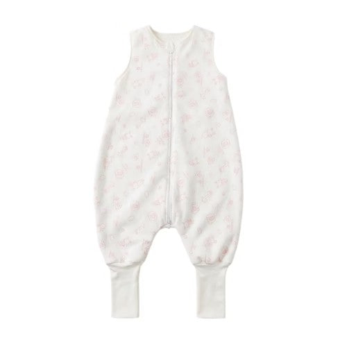 Saco de Dormir - Plush con Carnerito - Blanco/Rosa 6 a 12 Meses - Wawa Pima