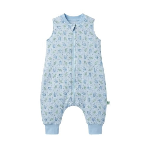 Saquito de Dormir con Piecitos - Pajarito Azul - 6 a 12 Meses - Giocare