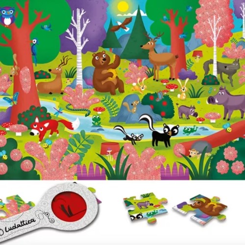 Secret Puzzle - El Bosque (3 Años+) - Ludattica