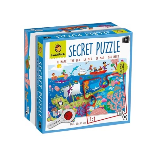Secret Puzzle - El Mar (3 Años+) - Ludattica