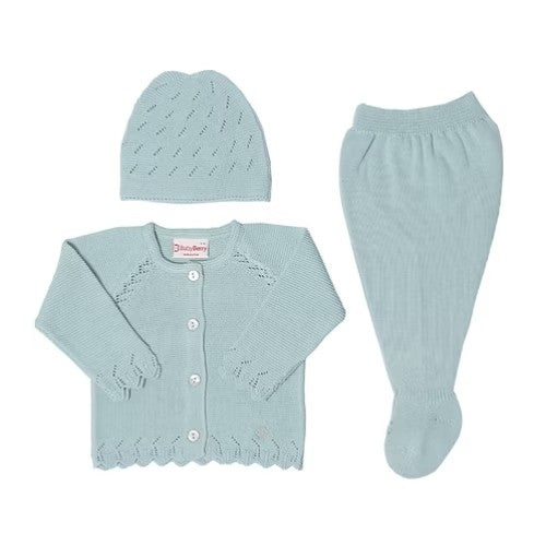 Set Angelita - Verde Jade 3 a 6 Meses - Baby Berry