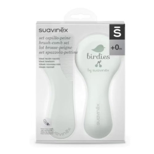 Set de Cepillo y Peine - Birdies Verde - Suavinex