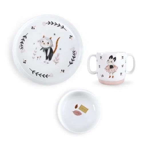 Set de Vajilla de Porcelana - Después de la Lluvia - Moulin Roty