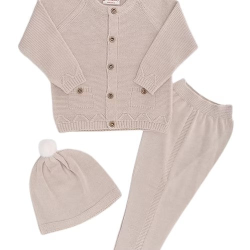 Set Teddy - Beige 3 a 6 Meses - Baby Berry