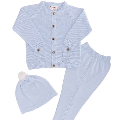 Set Teddy - Celeste 6 a 9 Meses - Baby Berry