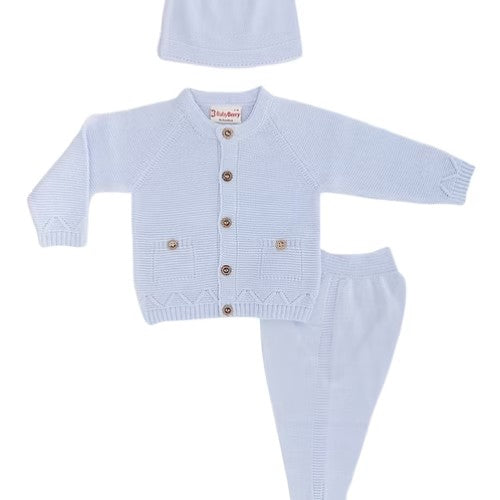 Set Teddy - Celeste 6 a 9 Meses - Baby Berry