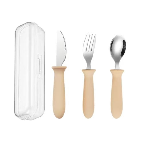 Set x3 Cubiertos - Dark Beige (14cm) - Parentise