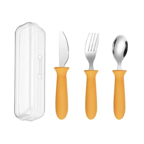 Set x3 Cubiertos - Mustard (14cm) - Parentise