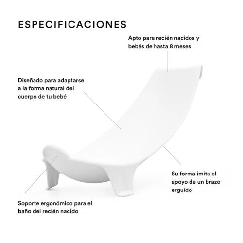 Soporte de Bebé para Bañera - White - Stokke