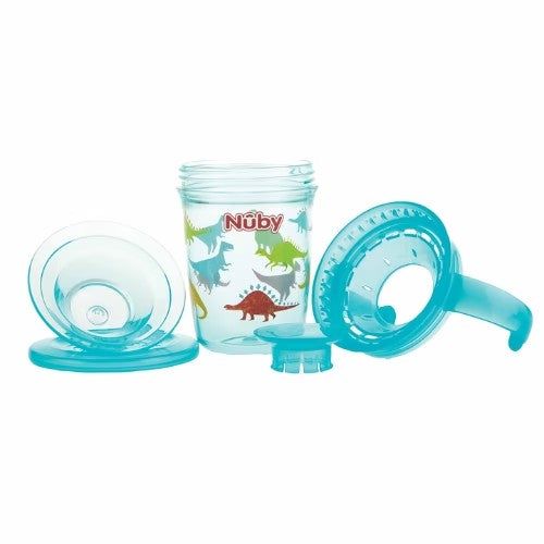 Taza de Aprendizaje Mágica de Tritan - Antiderrame - Dinosaurio - Nuby