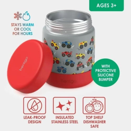 Termo de Acero para Alimentos Kids - Camiones - Bentgo