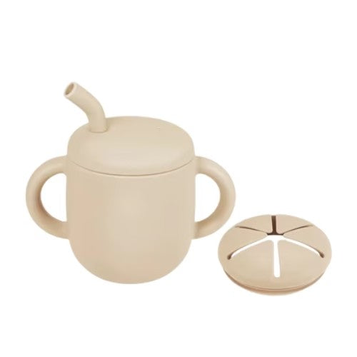 Vasito 2 en 1 - Tapa Sippy + Snack Anti-caída - Parentise