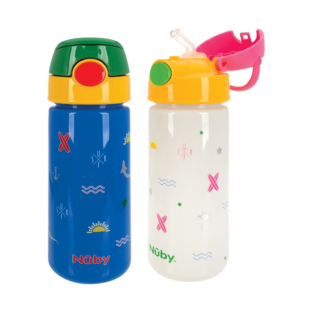 Vaso Thirsty Kids Flip It Active - Rosado - Nuby