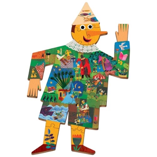 Woody Story Puzzle - Pinocho (3 Años+) - Ludattica