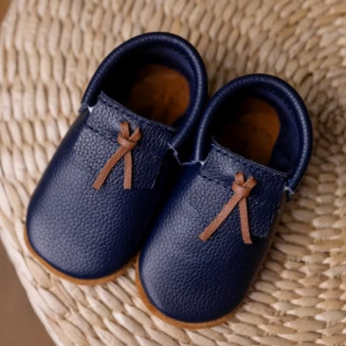 Zapatito Mocs Primeros Pasos - Milo Azul - Talla 2 - Kiddo & Co